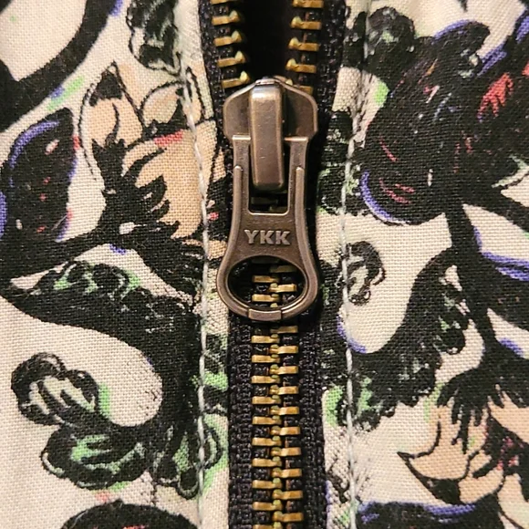 Free People RARE stunning lightweight floral crewneck jacket, size medium. - Picture 9 of 13